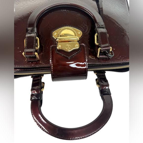 Louis Vuitton Melrose vernis amarante bag - Picture 13 of 16